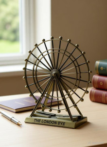 Global Reach London Eye Ferris Wheel Model- Great Gift & Home Accent for UK History Lovers Decorative Showpiece - 10 cm