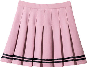 Swara Craft Solid Women Regular Black Skirt