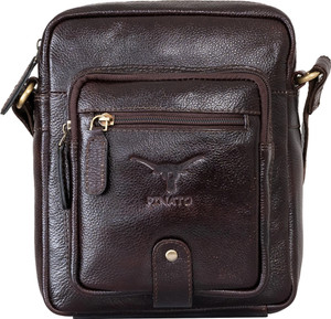 Pinato Brown Sling Bag PL-5716 Brown Sling Bag Handmade