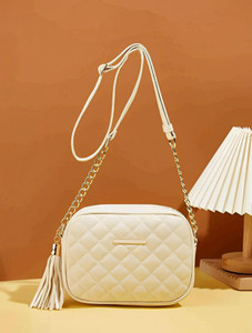 Cleto Women White Shoulder Bag