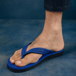 PODDAR Men PODDAR Blue MenΒs Slippers Lightweight Comfortable Daily Wear Slippers Flip Flops