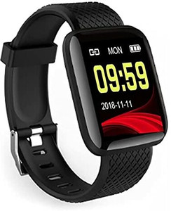 Zwero ID116 for Men Women and Kids Activity Tracker Smart Band Strap (Black)