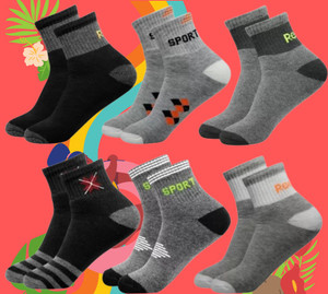 MJE Unisex Solid Ankle Length