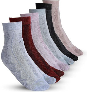 RYSN Women Self Design Ankle Length