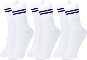 HIMANSHU HOSIERY Boys & Girls Solid, Striped Mid-Calf/Crew