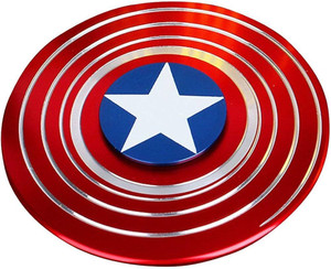 CrazyBuy Captain America Metal Spinner Hand Spinner Stress Relieve Toy for Kids and Adult
