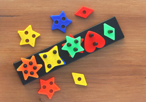 टॉयफुल Geometric Train set.Education with play toys combo use product.