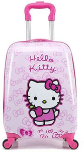 sameencollection 18 Inch Kids Rolling Suitcase with 4 Wheel Travel Trolley Bag Check-in Suitcase 4 Wheels - 18 inch