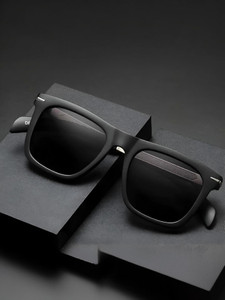 BLACK BURG Retro Square, Rectangular, Spectacle , Wayfarer Sunglasses