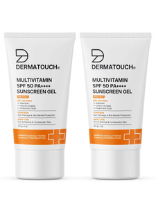Dermatouch Multivitamin Sunscreen Gel SPF 50 PA++++ 60g - Image 1