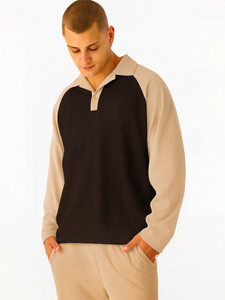 Jump Cuts Full Sleeve Color Block Men Sweatshirt