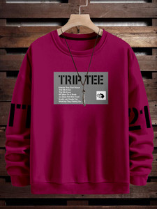 Triptee Full Sleeve Printed Men Sweatshirt