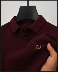 METRONAUT Men Maroon Round Neck T-Shirt - Image 6