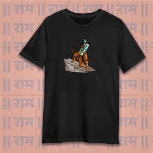 SHAWINDO Printed Men Round Neck Black T-Shirt Buy SHAWINDO Printed Men  Round Neck Black T-Shirt Online at Best Prices in India