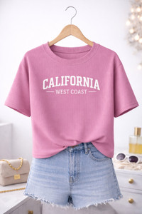 RKK COLLECTION Typography Women Round Neck Pink T-Shirt