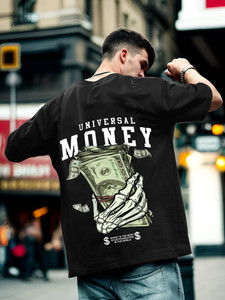 Heartees Men Black Round Neck T-Shirt - Image 4