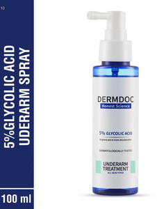 DermDoc Glycolic Acid Underarm Brightening Spray with Treatment for Skin Clarity Men & Women