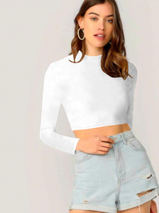 Dream Beauty Fashion Casual Solid Women White Top