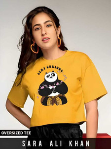 RED CLOVER Casual Printed Women Yellow Top