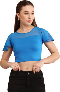 TINY TOY Round Neck Women Blouse