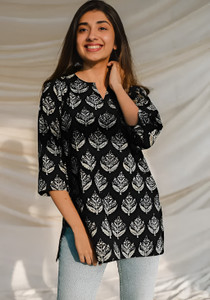 ak fashion mall Women Printed Flared Kurta