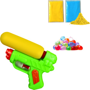 DEALbindaas Blaster Shape Holi Pichkari Water Gun Easy Hold in Small Kid Hand Non-Pressure Water Gun
