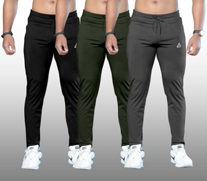 FTX पुरुषों के लिए सॉलिड बहुरंगी ट्रैक पैंट