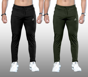 FTX पुरुषों के लिए सॉलिड बहुरंगी ट्रैक पैंट