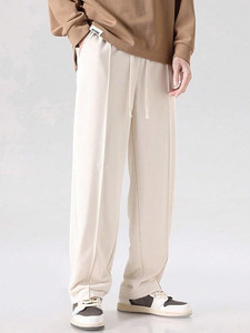MACK JONNEY Solid Men White Track Pants - Image 4