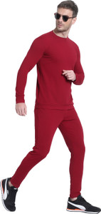 RABBY Solid Men Track Suit