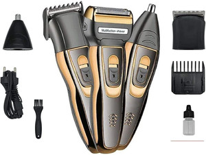 Vaishvi wireless 3-in-1 Beard Nose & Ear trimmer shaving zero machine Trimmer 60 min  Runtime 1 Length Settings
