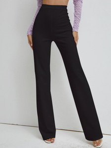 NUCOUTHS Regular Fit Women Black Trousers