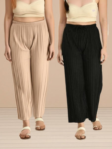 Fabricalign Relaxed Women Beige Trousers
