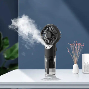 purvish 3 Speed, 1200mAh USB Rechargeable Mist Fan Portable Mini Cooling Fan for Car, Home, Office, Sports and Travel Man & wooman Pocket Fan, USB Fan, Mist Rechargeable Fan