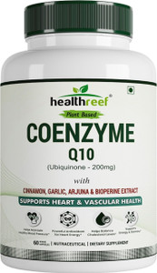 healthreef Plant-Based Coenzyme Q10 Heart Health Supplement | Energy & Antioxidant Support