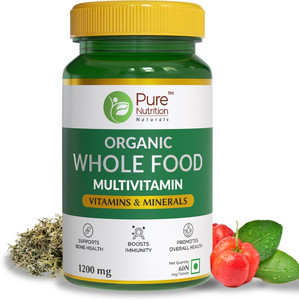 Pure Nutrition Organics Whole Food Multivitamin 60 Tablets - Image 6