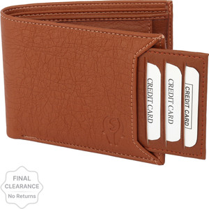 SAMTROH Men Tan Artificial Leather Wallet