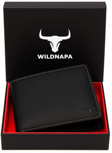 WILD NAPA Men Black Leather Wallet - Image 5