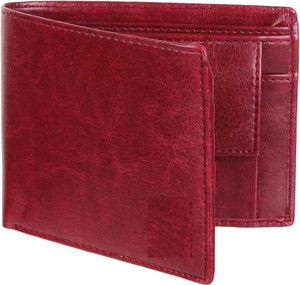 WALLETIN Men Casual Red Artificial Leather Wallet