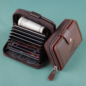 watchstar Brown Genuine Leather Card Holder - Image 6