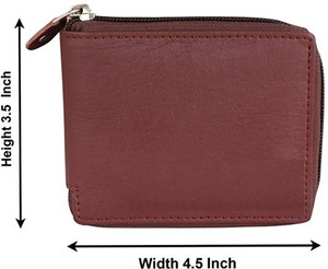 ARFA Men & Women Trendy Brown Artificial Leather Wallet