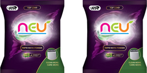 NEU Matic Top Load washing powder [1kg*2] Detergent Powder 2 kg