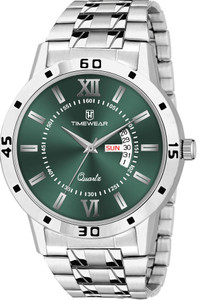 TIMEWEAR 334GDTG Green Roman Dial Watch - Image 6