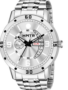 HMTr HMTr-7088-SILVER DAY AND DATE WORKING Analog Watch – For Men