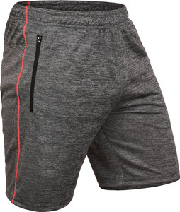never lose Solid Men Grey Sports Shorts, Gym Shorts, Running Shorts, Compression Shorts