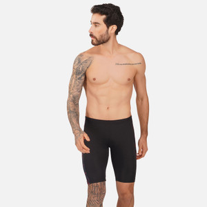NINQ Color Block Men Black Tights