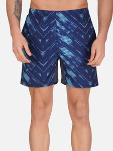 Sportinger Printed Men Blue Board/Swim Shorts