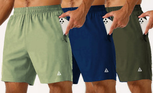 AVOLT Solid Men Multicolor Sports Shorts, Gym Shorts, Basic Shorts, Regular Shorts, Running Shorts