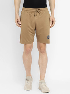 METRONAUT Solid Men Khaki Bermuda Shorts, Basic Shorts, Regular Shorts, Casual Shorts