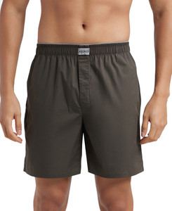 JOCKEY पुरुषों के लिए सॉलिड हरा बॉक्सर शॉर्ट्स